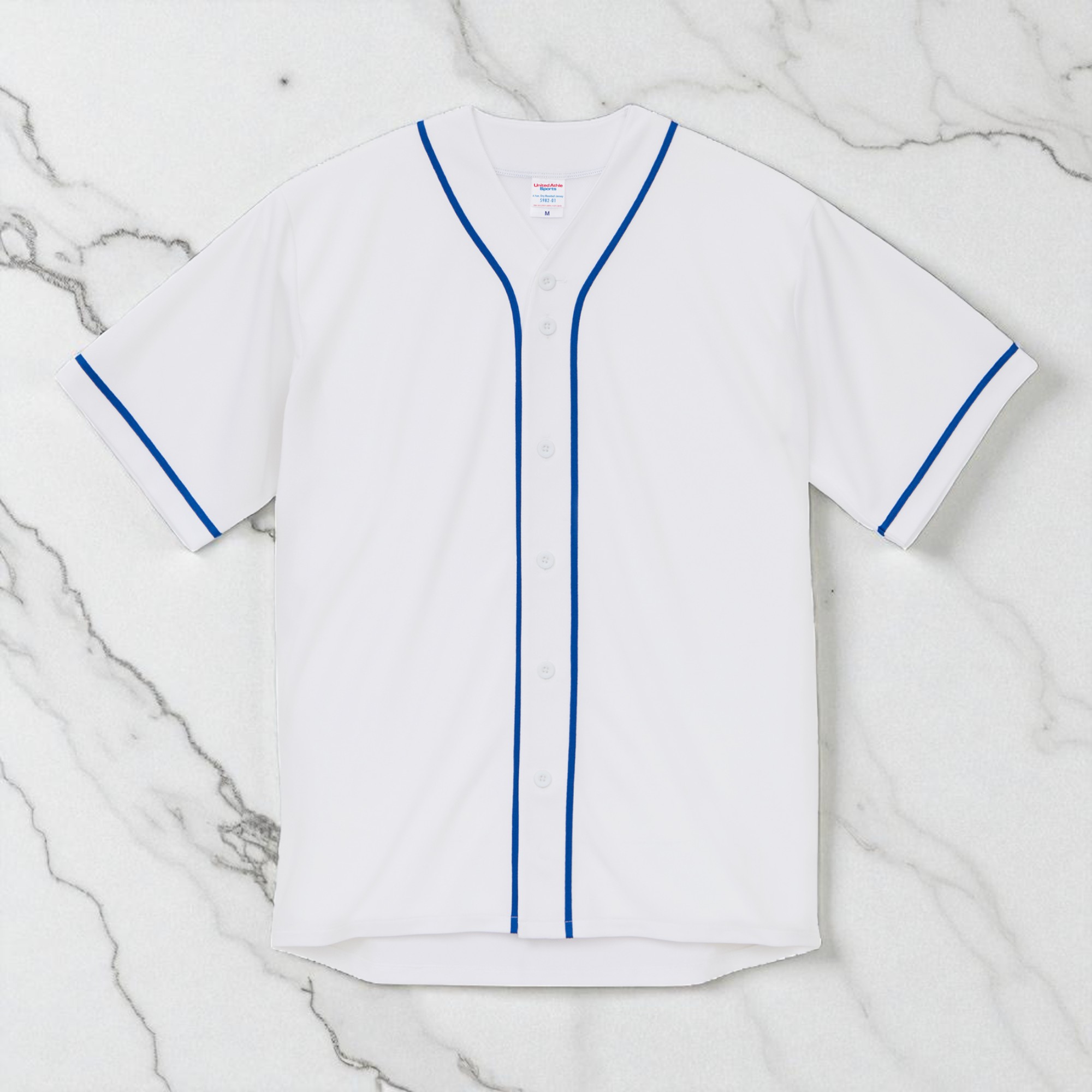 ホワイト/マリンブルー