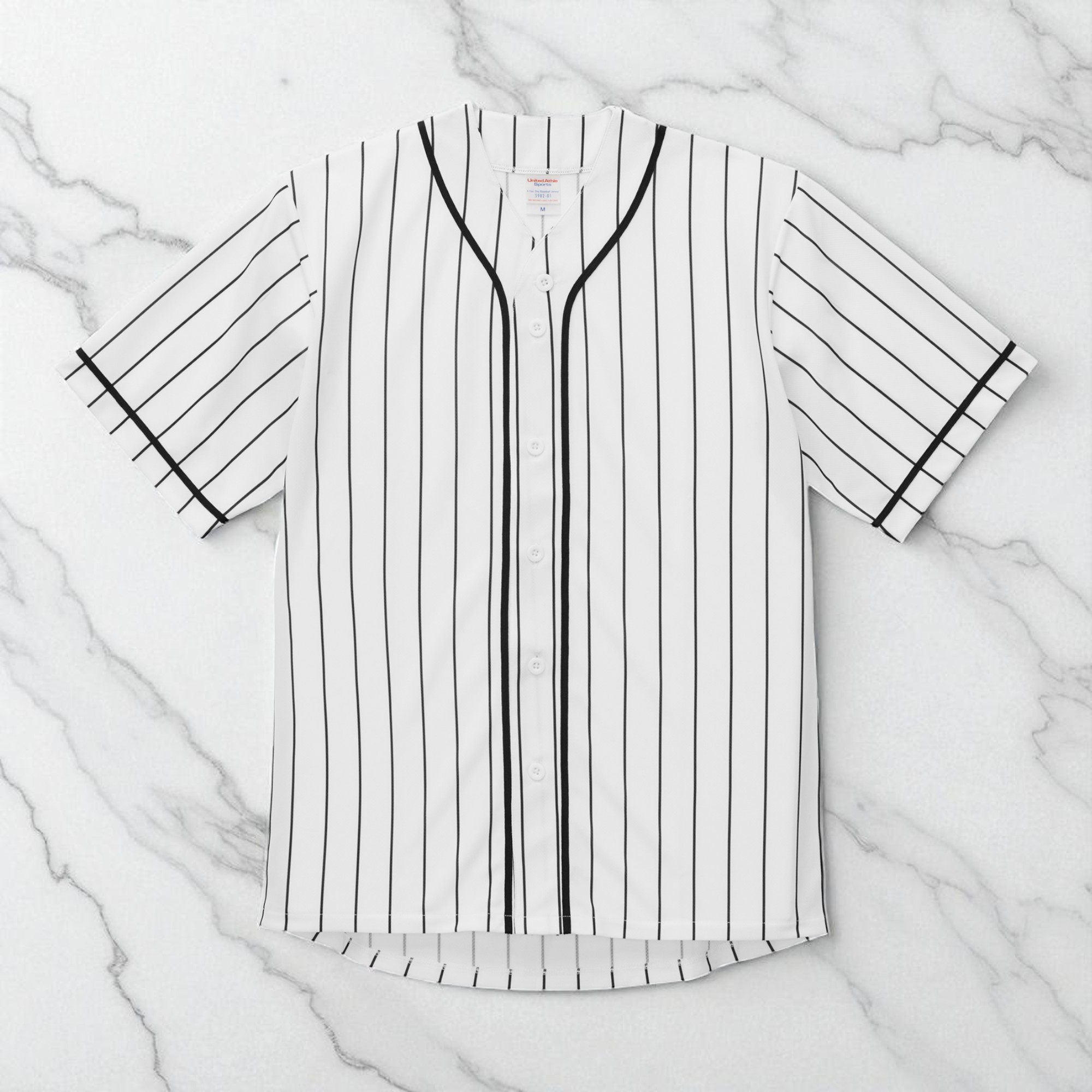 ホワイト/ブラックストライプ