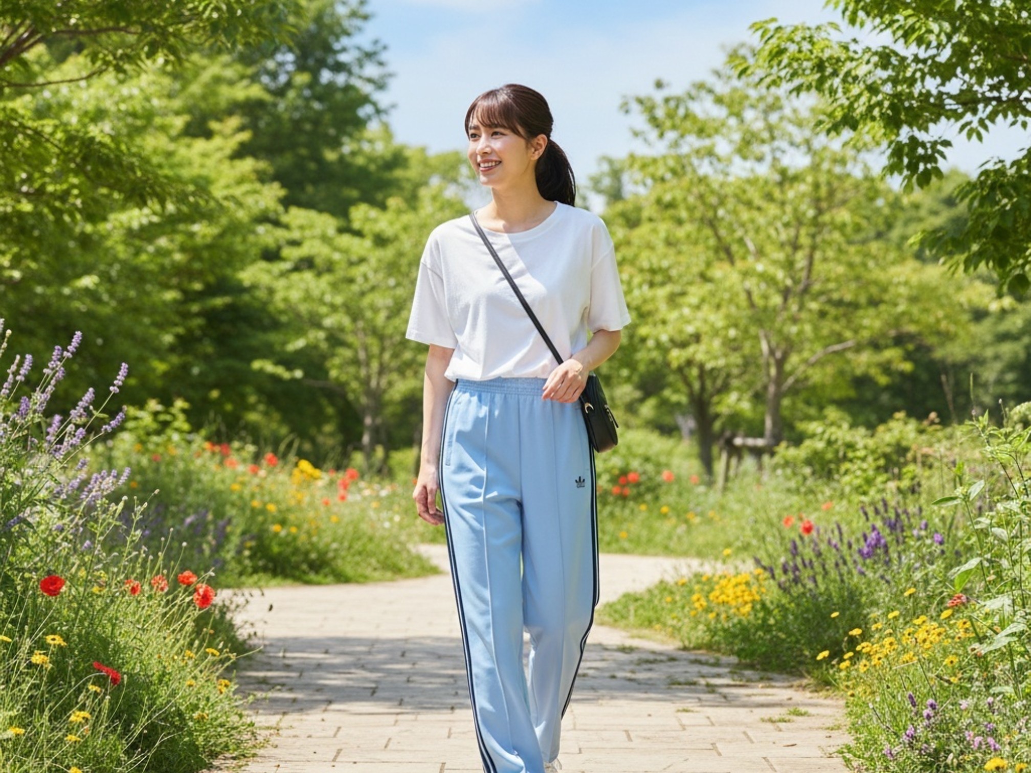 7.0オンススムーストラックパンツ（着用例）