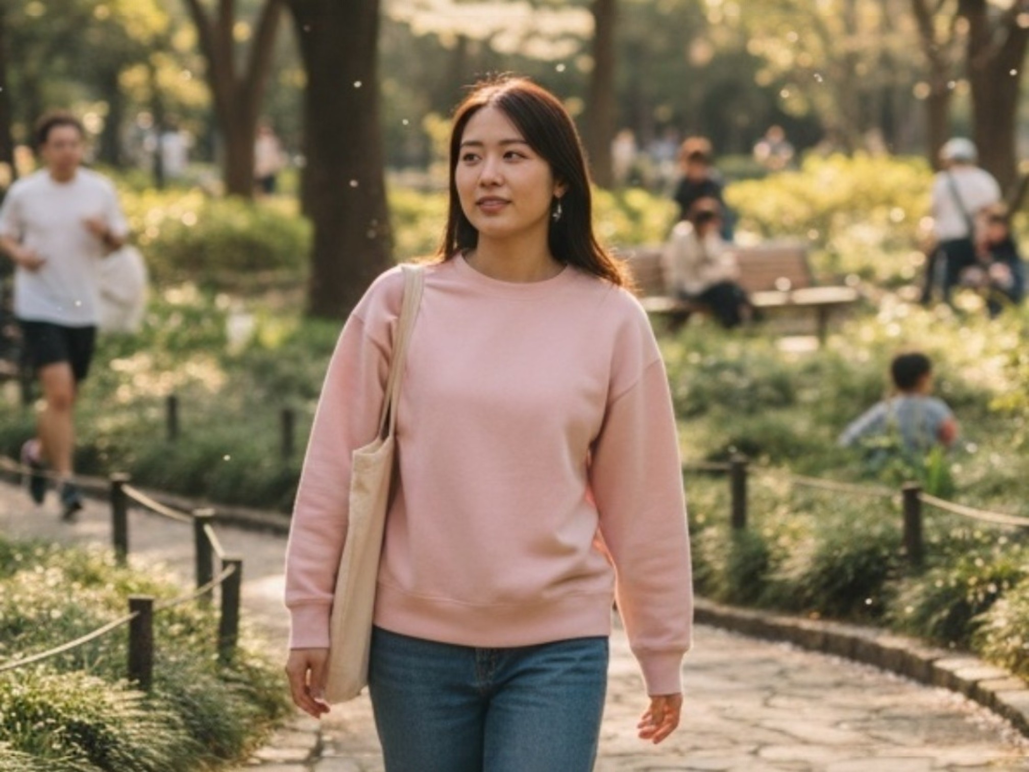 7オンススタンダードトレーナー（着用例）