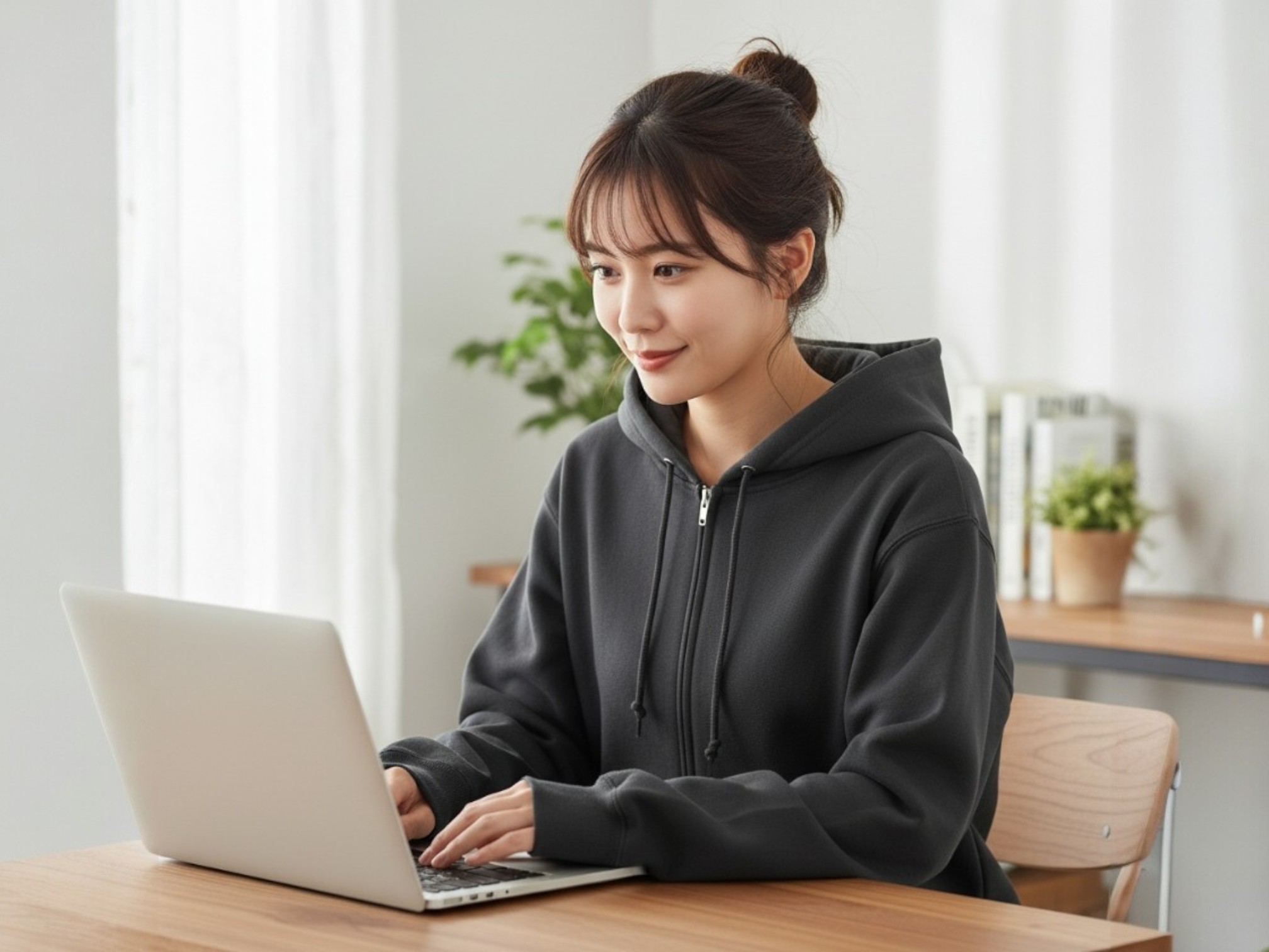 8.8オンス オーセンティック パイルスウェット プルオーバーパーカ（着用例）