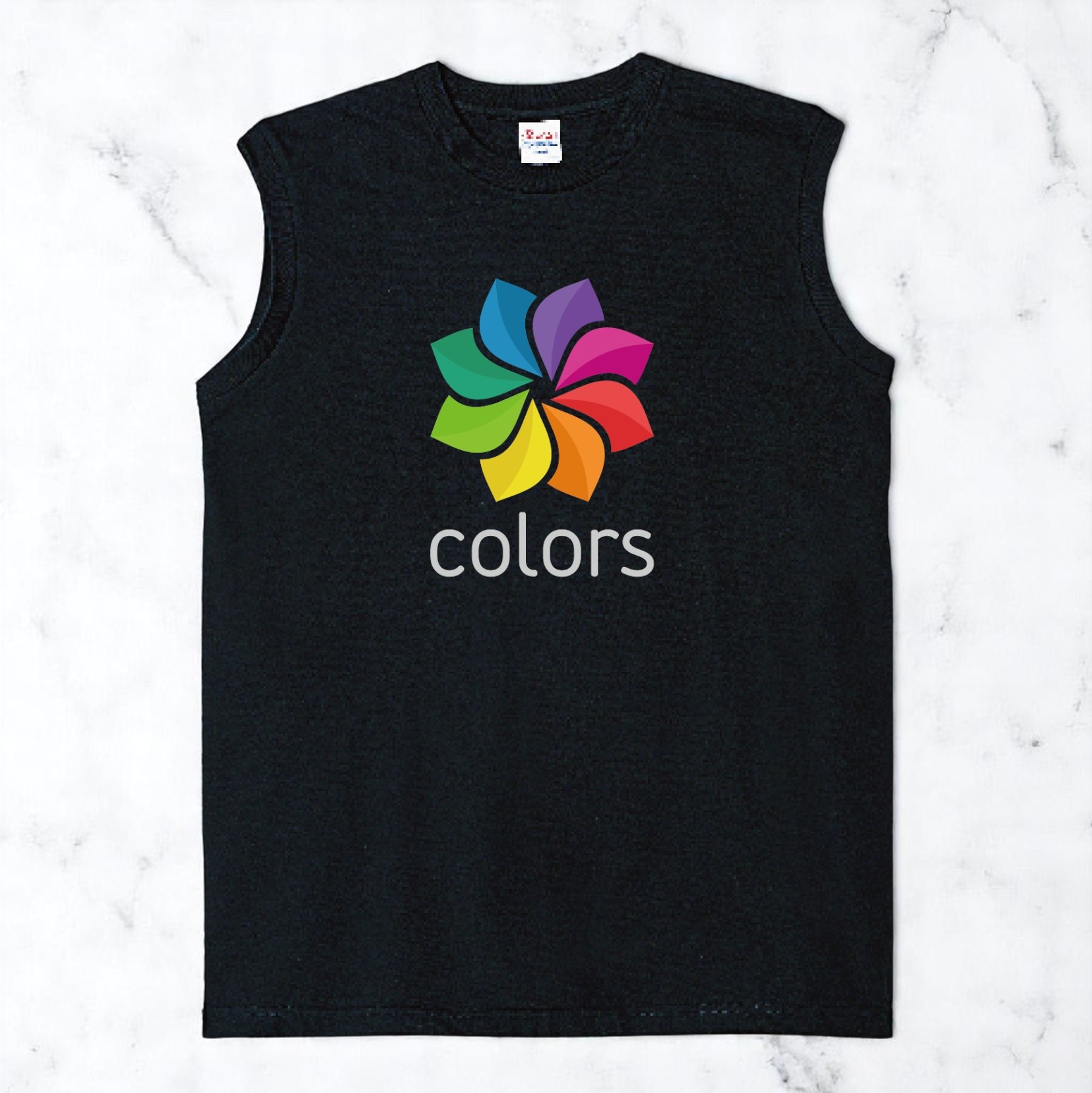 5.6オンスヘビーウェイトスリーブレスTシャツ