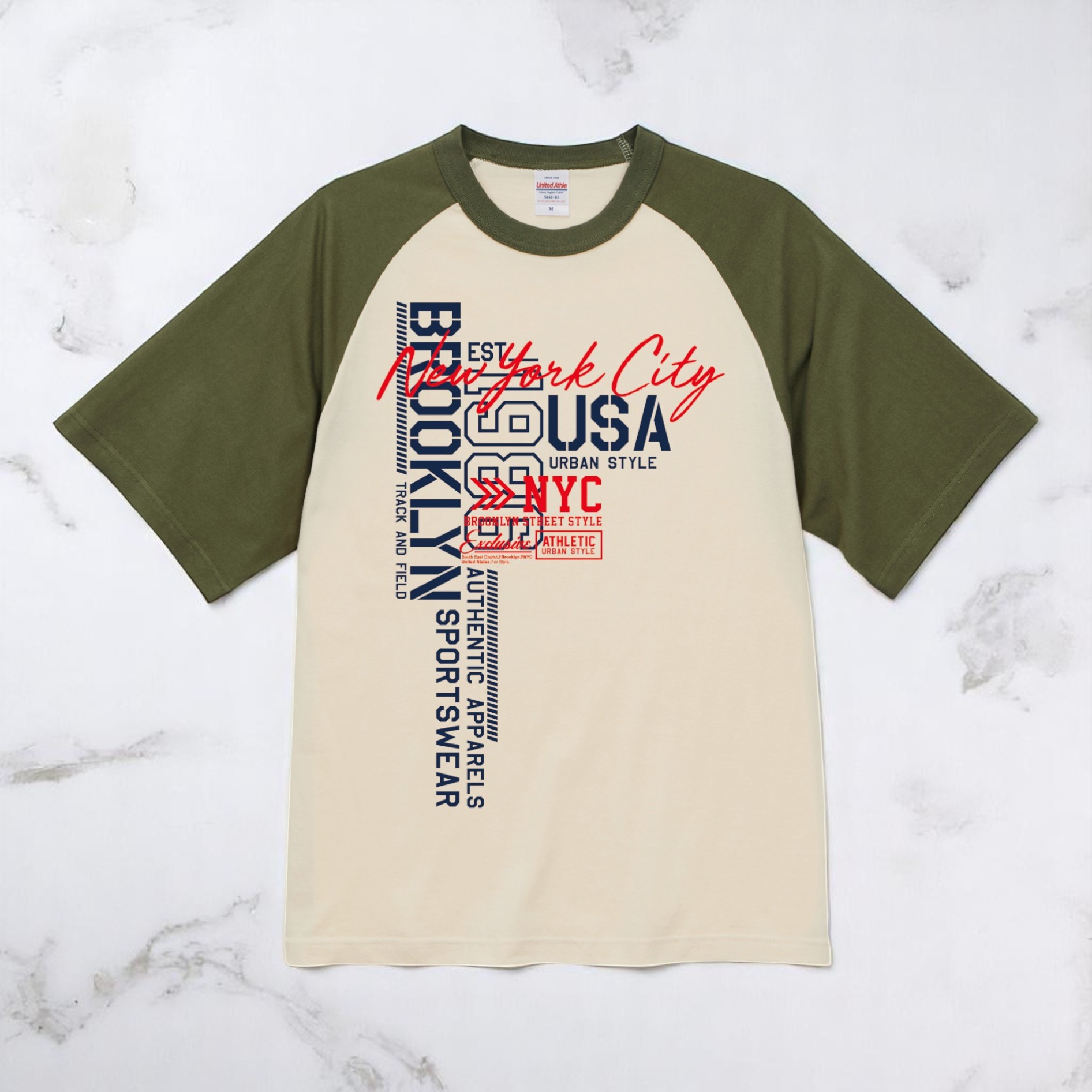 5.6オンスラグランTシャツ