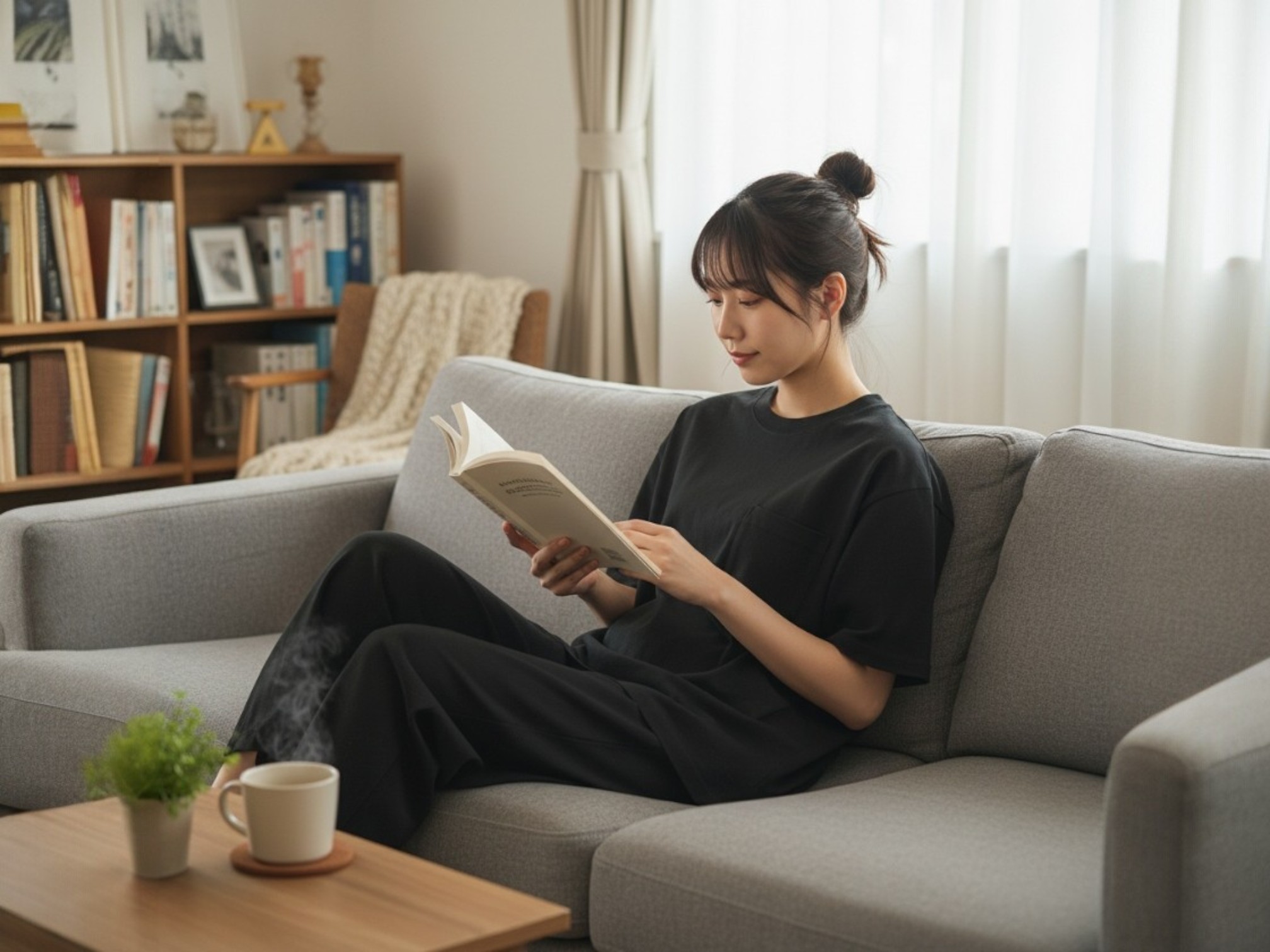 9.1オンス マグナムウェイト ビッグシルエット Tシャツ（ポケット付）（着用例）